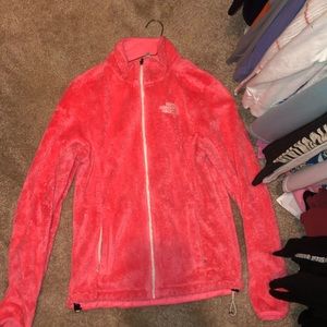 Hot pink North Face jacket! Barley worn!